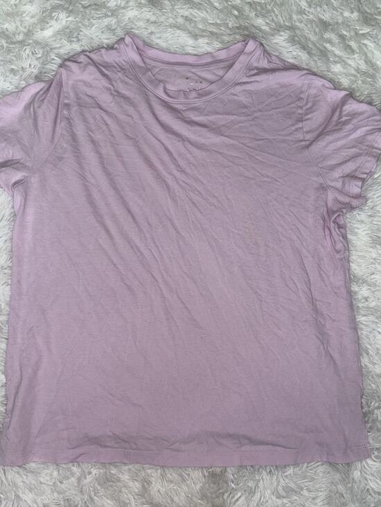 X-Large Tops - A New Day Women’s X-Large Light Lavender Cotton/modal Tee. Soft, Comfortable